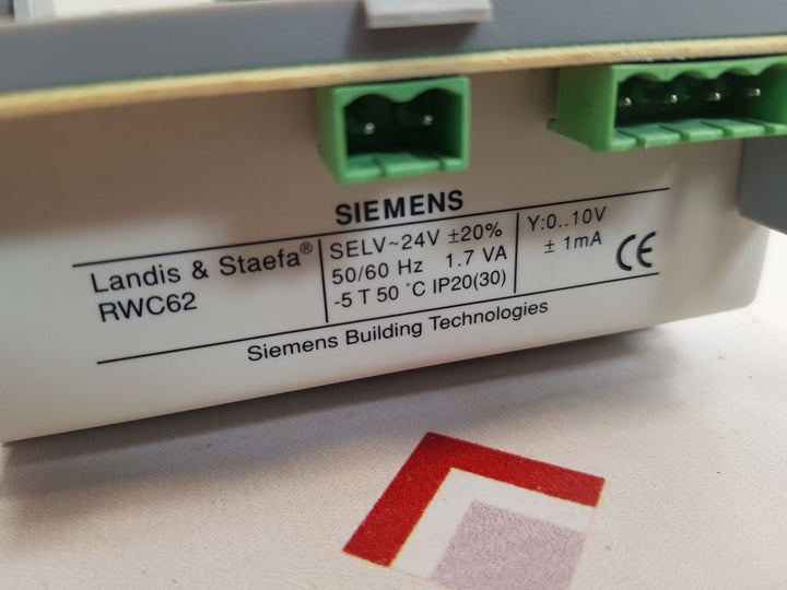 Siemens rwc62 temperature control module
