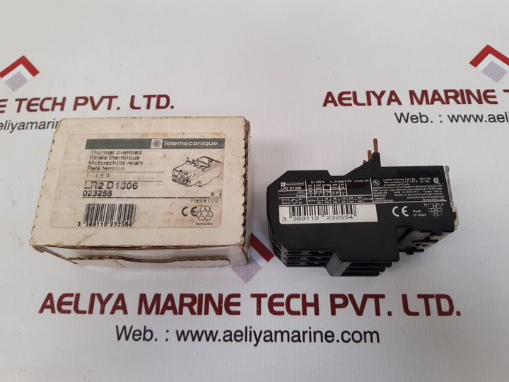 Telemecanique lr2 d1306 thermal overload relay 023255
