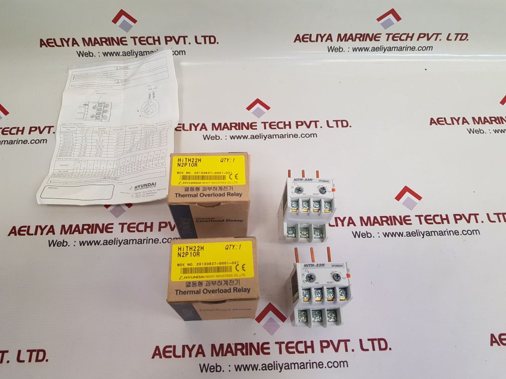 Hyundai hith-22h thermal overload relay new
