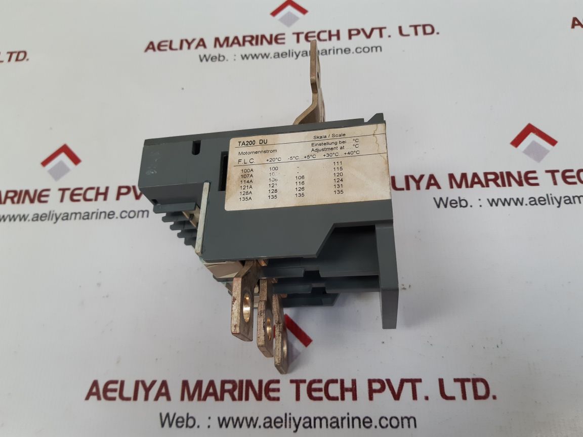 Abb ta200 du thermal overload relay

