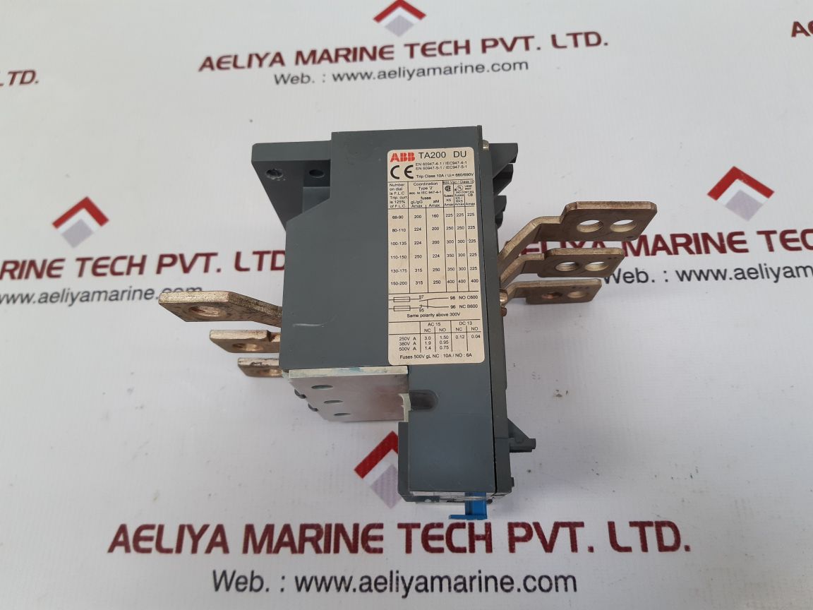 Abb ta200 du thermal overload relay
