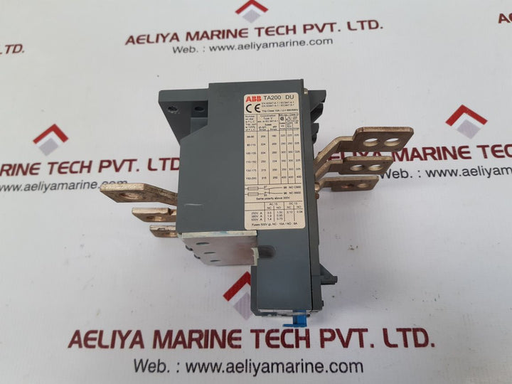 Abb ta200 du thermal overload relay
