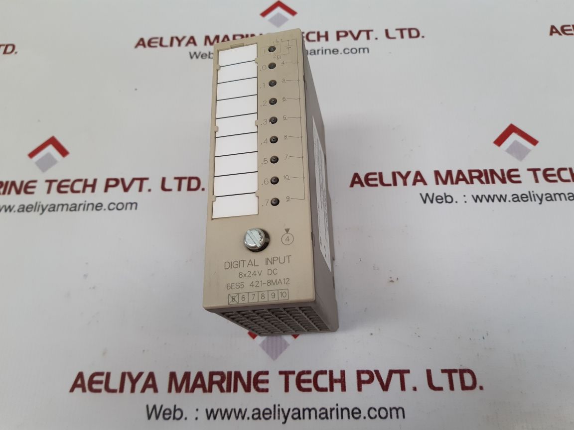 Siemens 6es5 421-8ma12 simatic s5 digital input module e-stand:05
