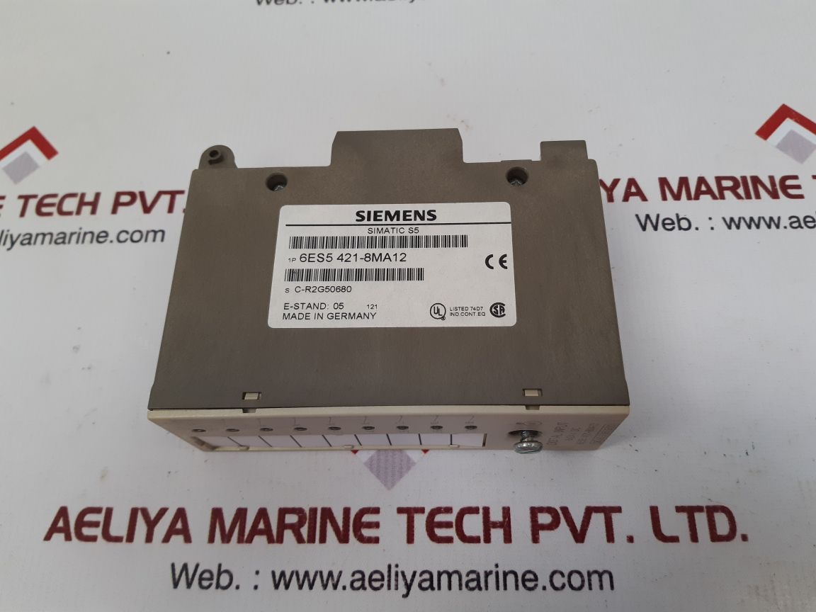 Siemens 6es5 421-8ma12 simatic s5 digital input module e-stand:05
