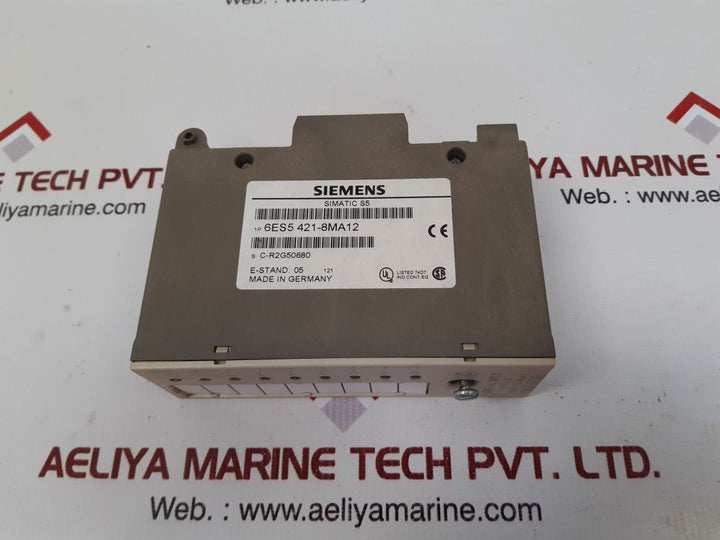 Siemens 6es5 421-8ma12 simatic s5 digital input module e-stand:05
