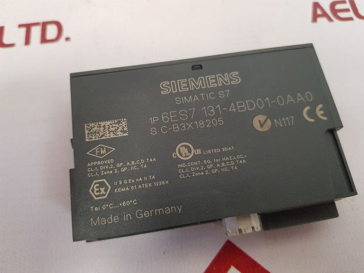 Siemens simatic s7 6es7 131-4bd01-0aa0 digital input module
