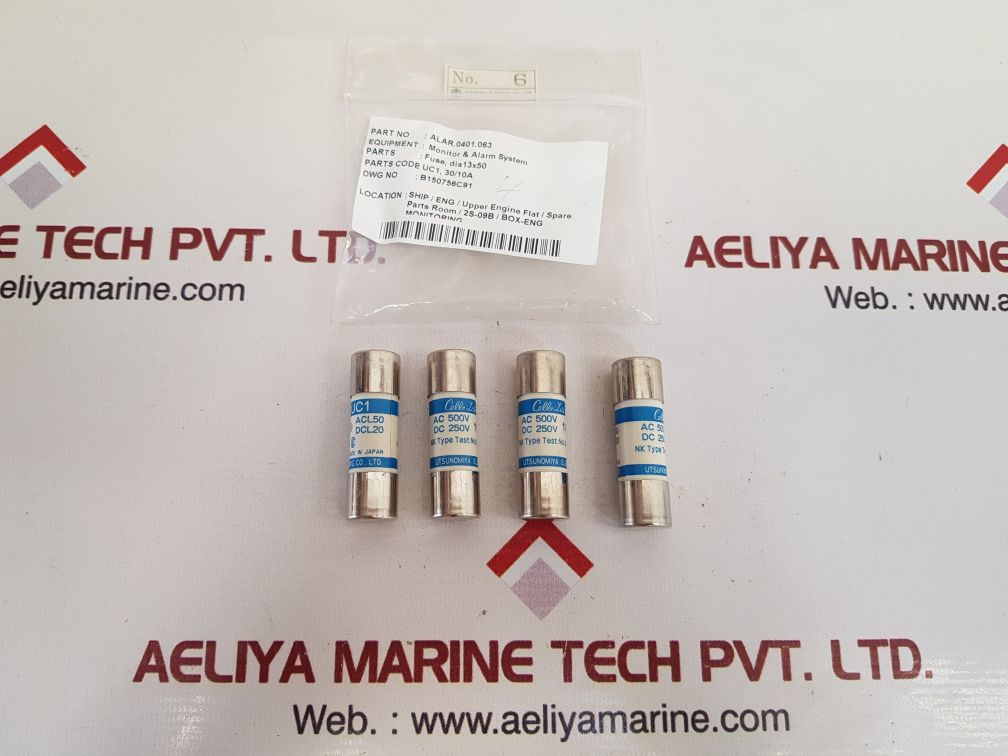 Set of 4x Utsunomiya electric uc1 cello-lite fuse 10a new
