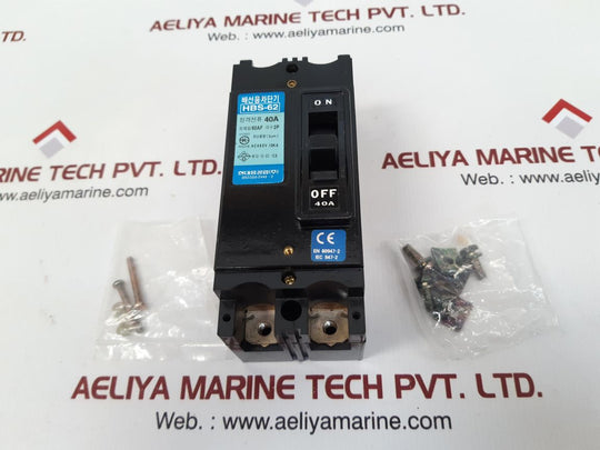 Hyundai hbs-62 molded case circuit breaker 40a

