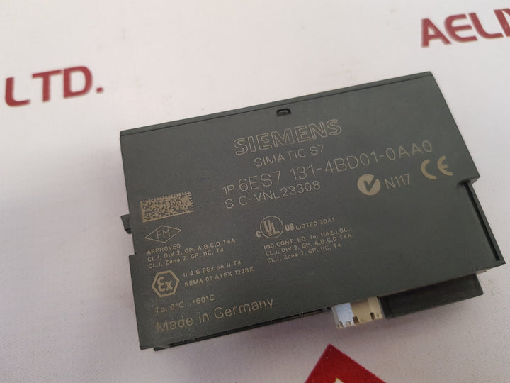 Siemens 6es7 131-4bd01-0aa0 simatic s7 input module
