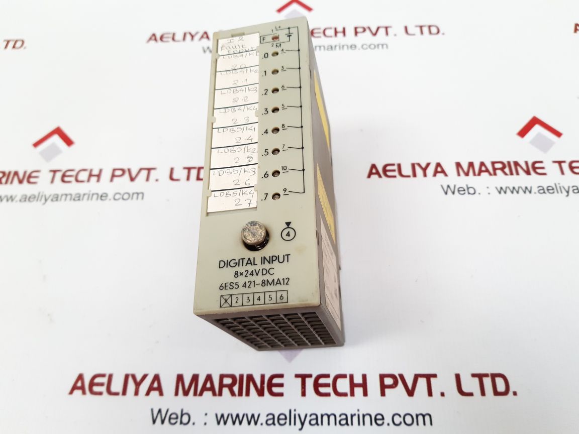 Siemens 6es5 421-8ma12 simatic s5 digital input module 
