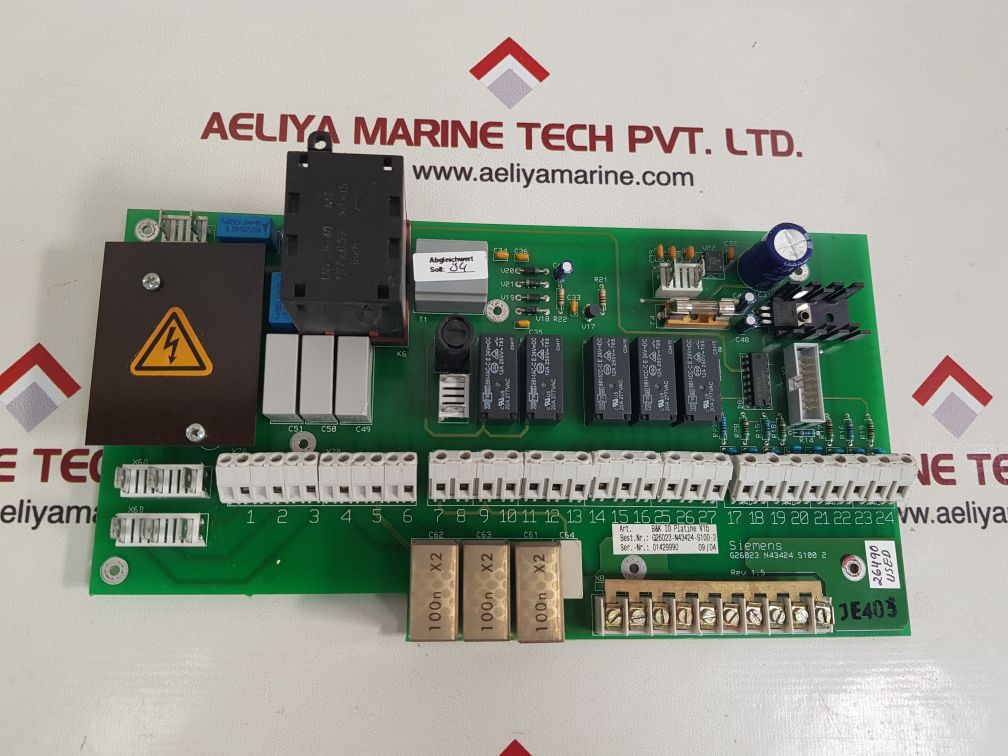 Siemens g26023-n43424-s100-2 pcb card