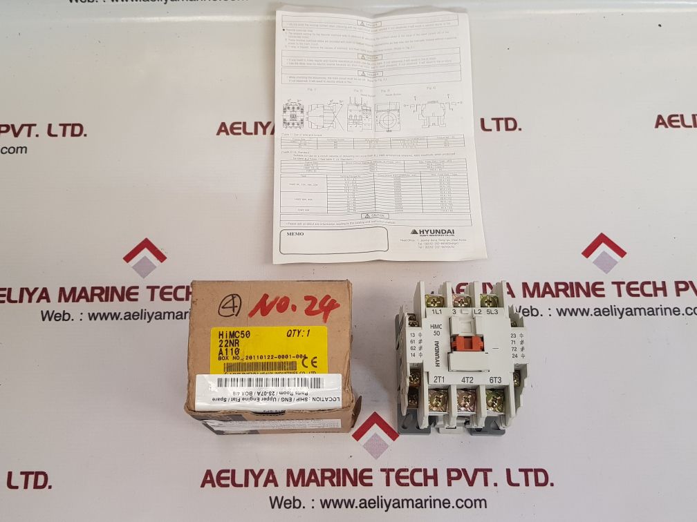 Hyundai himc 50 magnetic contactor new
