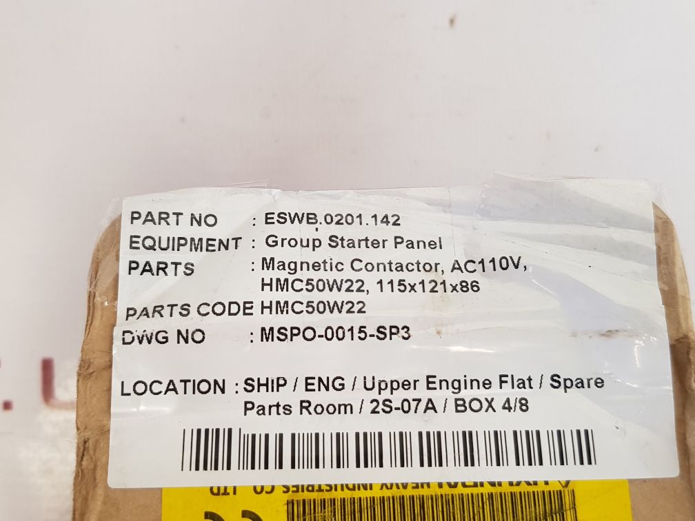 Hyundai himc 50 magnetic contactor new

