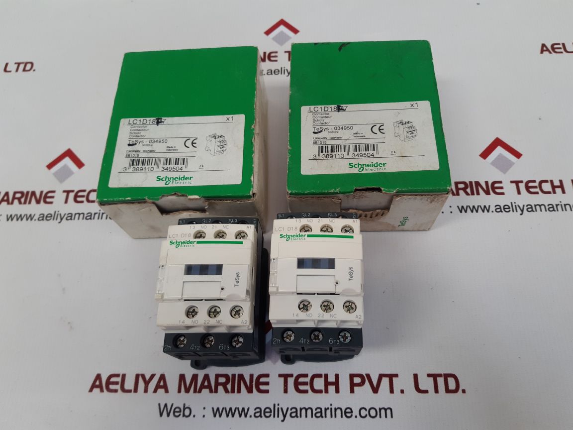 Schneider electric lc1d18f7 contactor

