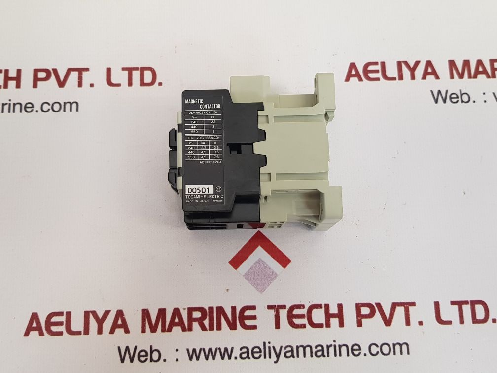 Togami electric pak-11j magnetic contactor
