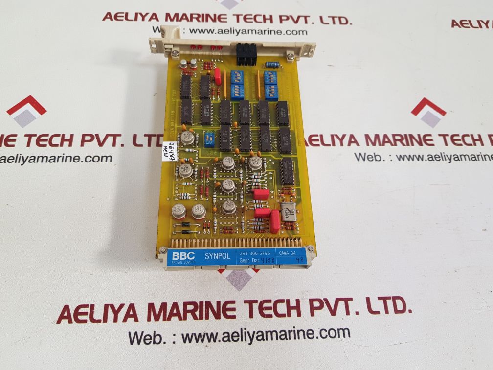 Bbc synpol cma 34 pcb card gvt 360 5795