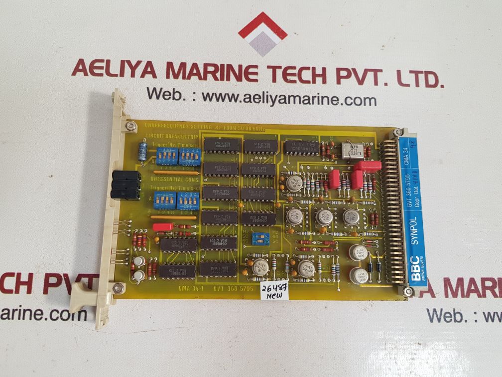 Bbc synpol cma 34 pcb card gvt 360 5795