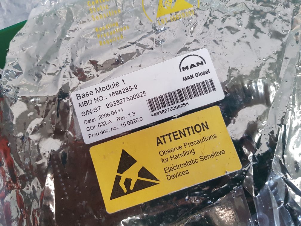 Man B&W Holeby Diesel 1698285-9 Base Module 1 Rev. 1.3