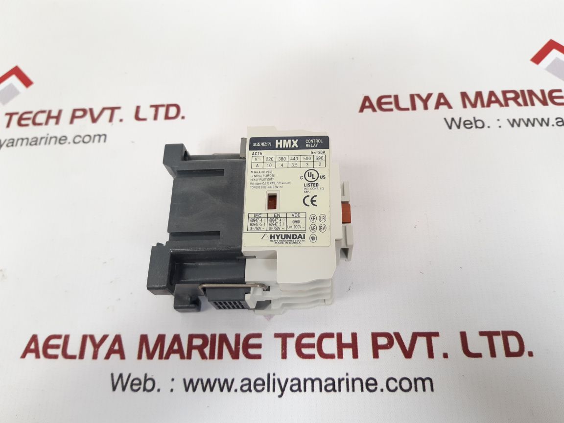 Hyundai hmx 31 control relay ac15 
