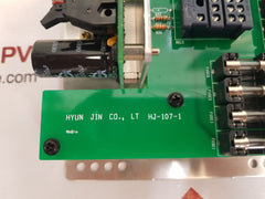 Hyun jin hj-107-1 signal light column circuit board new
