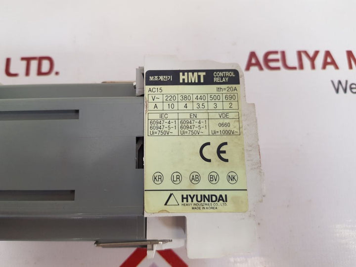 Hyundai hmt 40 control relay
