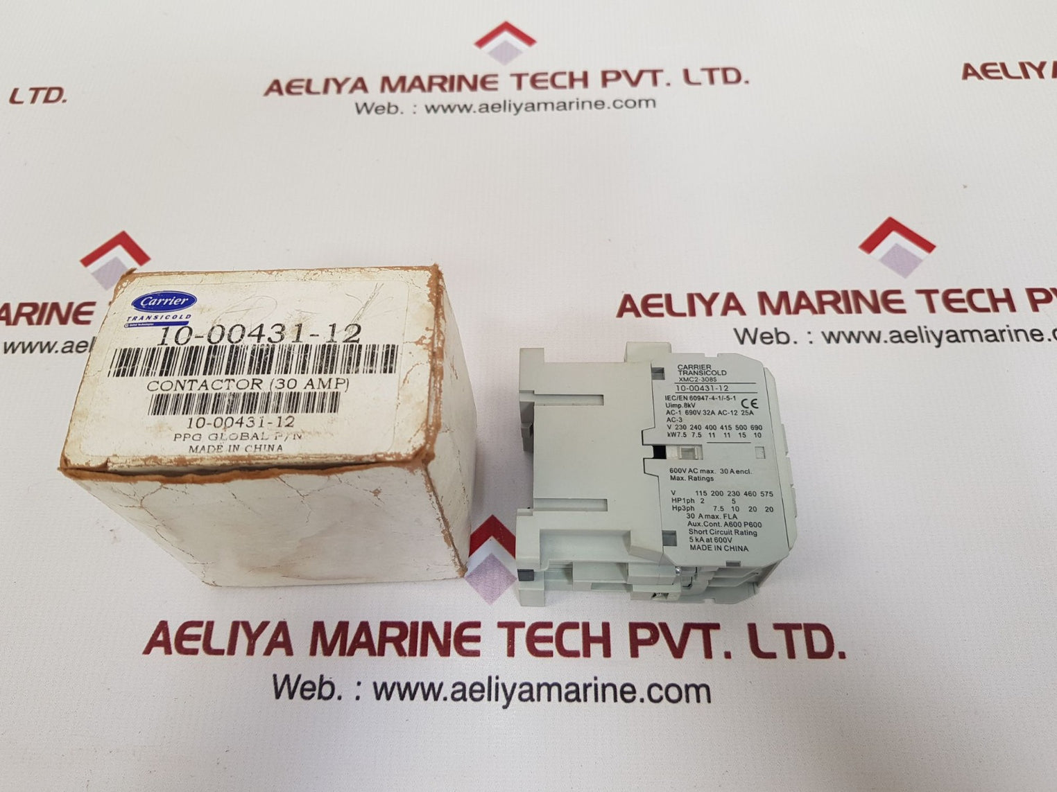 Carrier transicold xmc2-308s contactor (30 amp)10-00431-12 New
