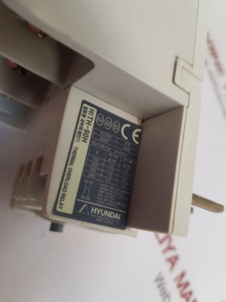 Hyundai hith-90h thermal overload relay new