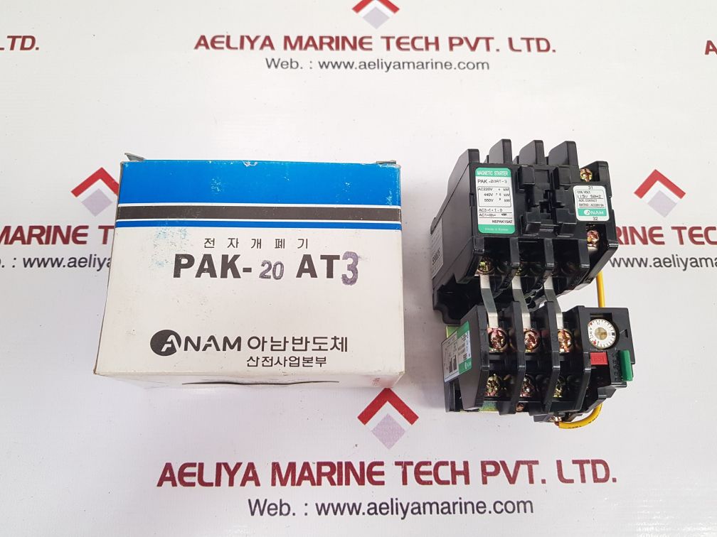 Anam pak-20at-3 thermal overload relay New 
