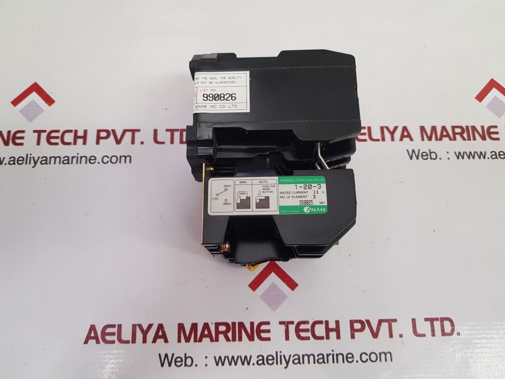 Anam pak-20at-3 thermal overload relay New 
