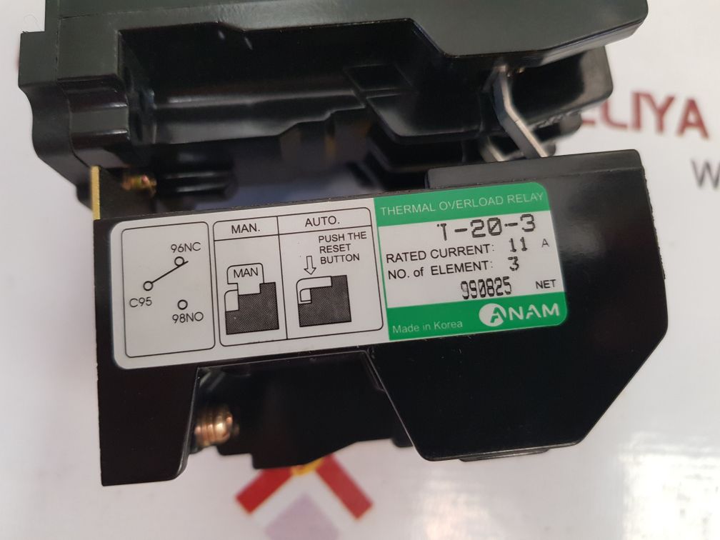 Anam pak-20at-3 thermal overload relay New 
