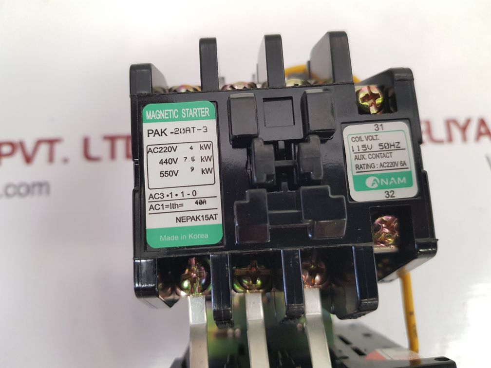 Anam pak-20at-3 thermal overload relay New 
