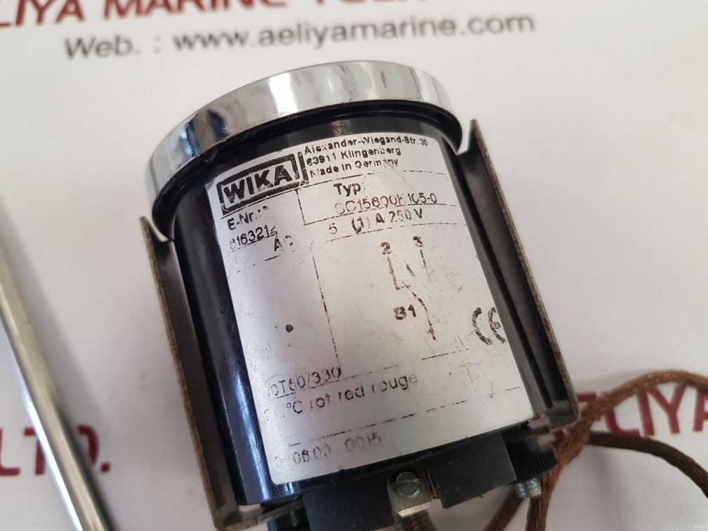 Wika sc15600k105-0 thermometer with micro switch
