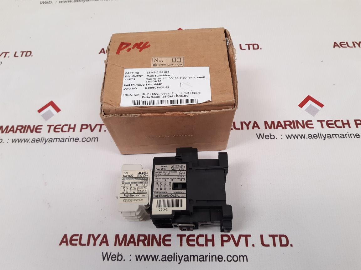 Fuji electric sh-4/sz-a22 contactor 380-400v 50hz/400-440v 60hz

