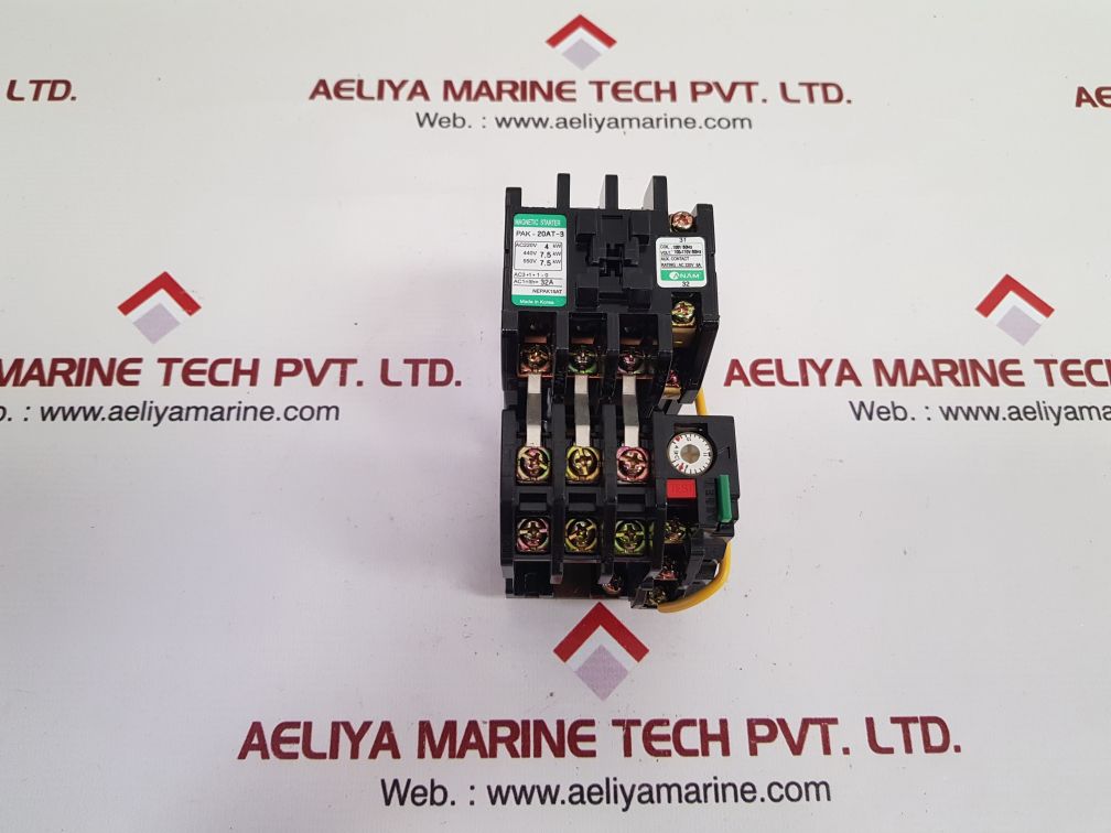 Anam pak-20at3 thermal overload relay 100-110v 60hz
