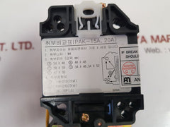 Anam pak-20at3 thermal overload relay 100-110v 60hz
