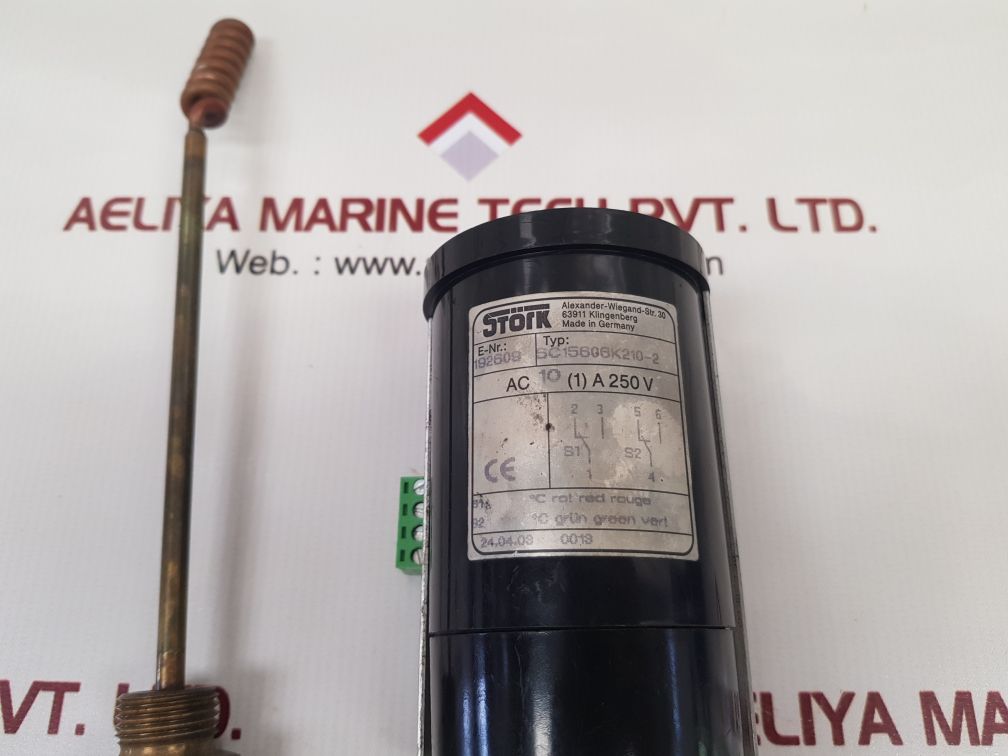 Stork sc15606k210-2 expansion thermometer with micro switch Used