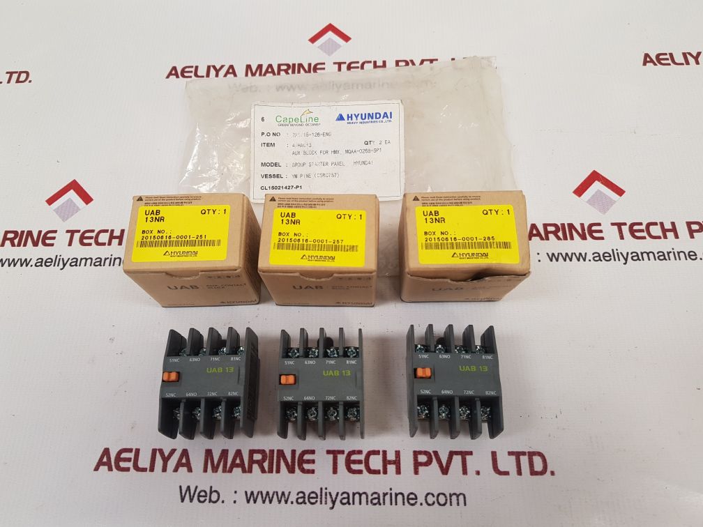 Hyundai uab 13 aux. contact block
