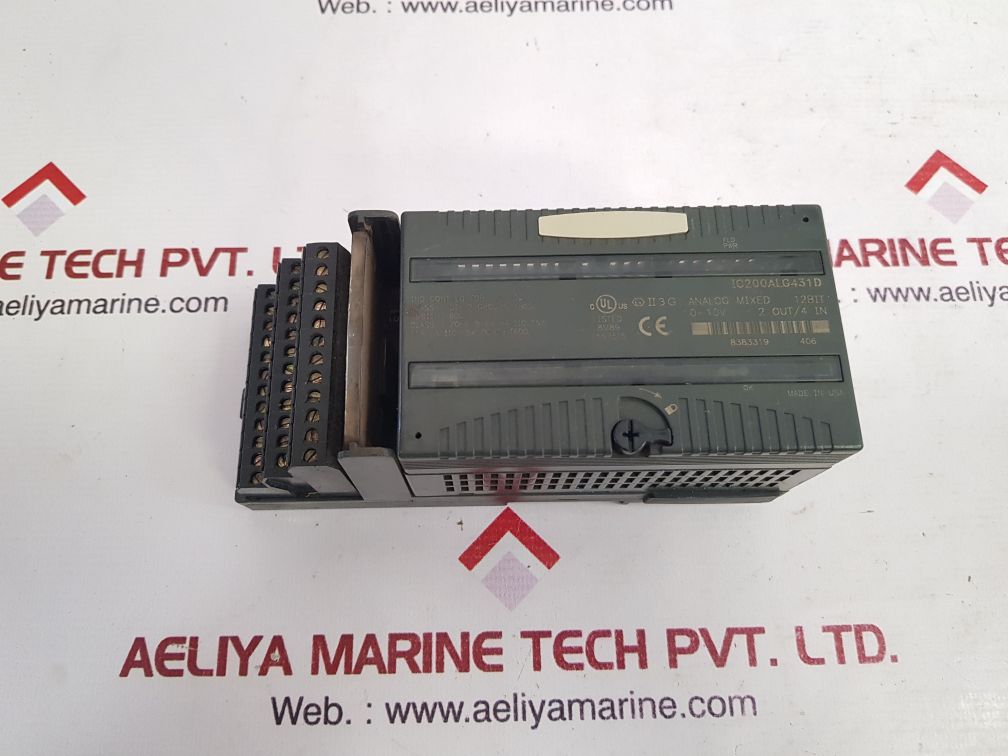 Ge fanuc ic200alg431d analog mixed module

