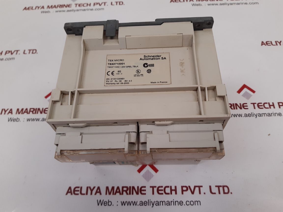 Telemecanique modicon tsx micro tsx3710001 module with tsx aez 414