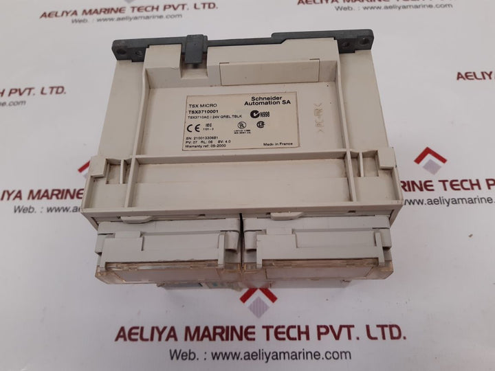 Telemecanique modicon tsx micro tsx3710001 module with tsx aez 414