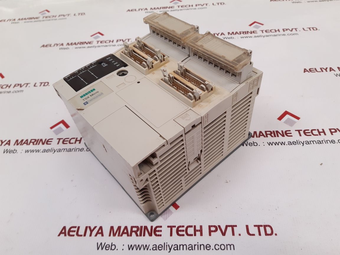 Telemecanique modicon tsx micro tsx3710001 module with tsx aez 414