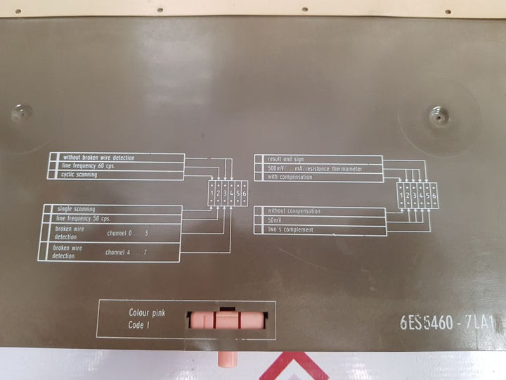 Siemens simatic s5 6es5 460-7la11 8 channels analog input module
