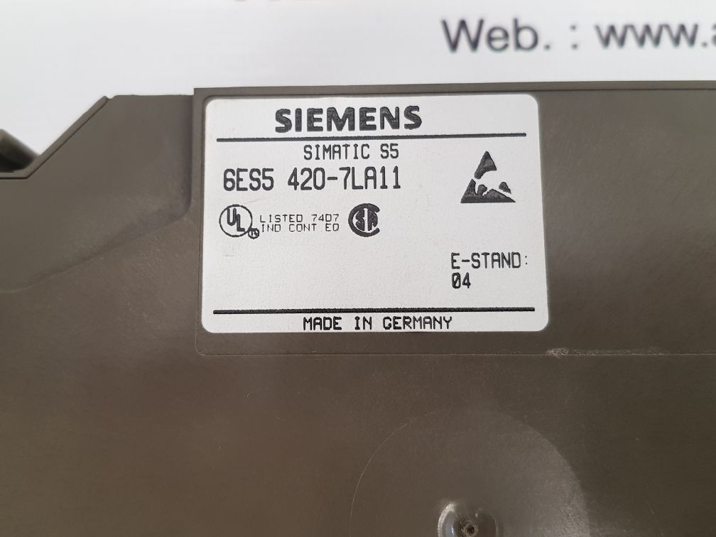 Siemens simatic s5 6es5 420-7la11 digital input module
