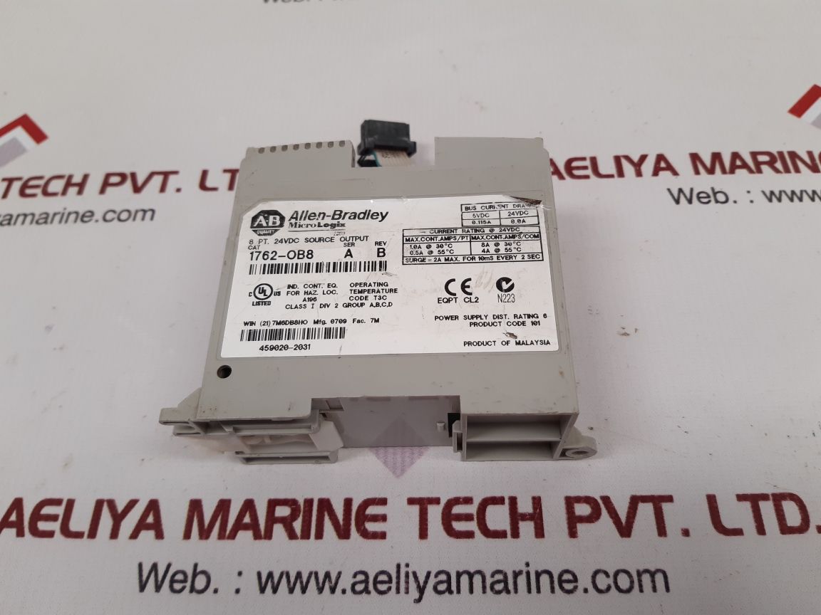 Allen-bradley 1762-ob8 digital output module ser.a rev.b