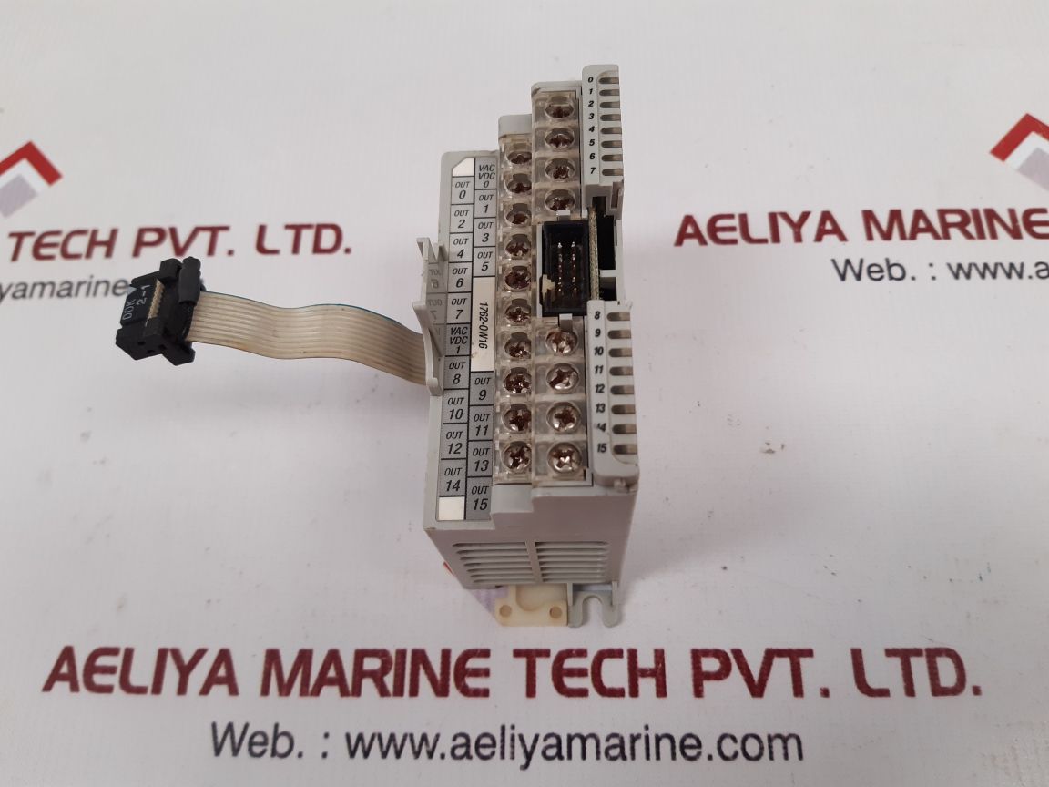 Allen-bradley 1762-ow16 micro logix 16 pt. vac/vdc relay output ser.b rev.a 