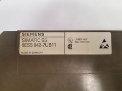 Siemens 6es5 942-7ub11 simatic s5 module
