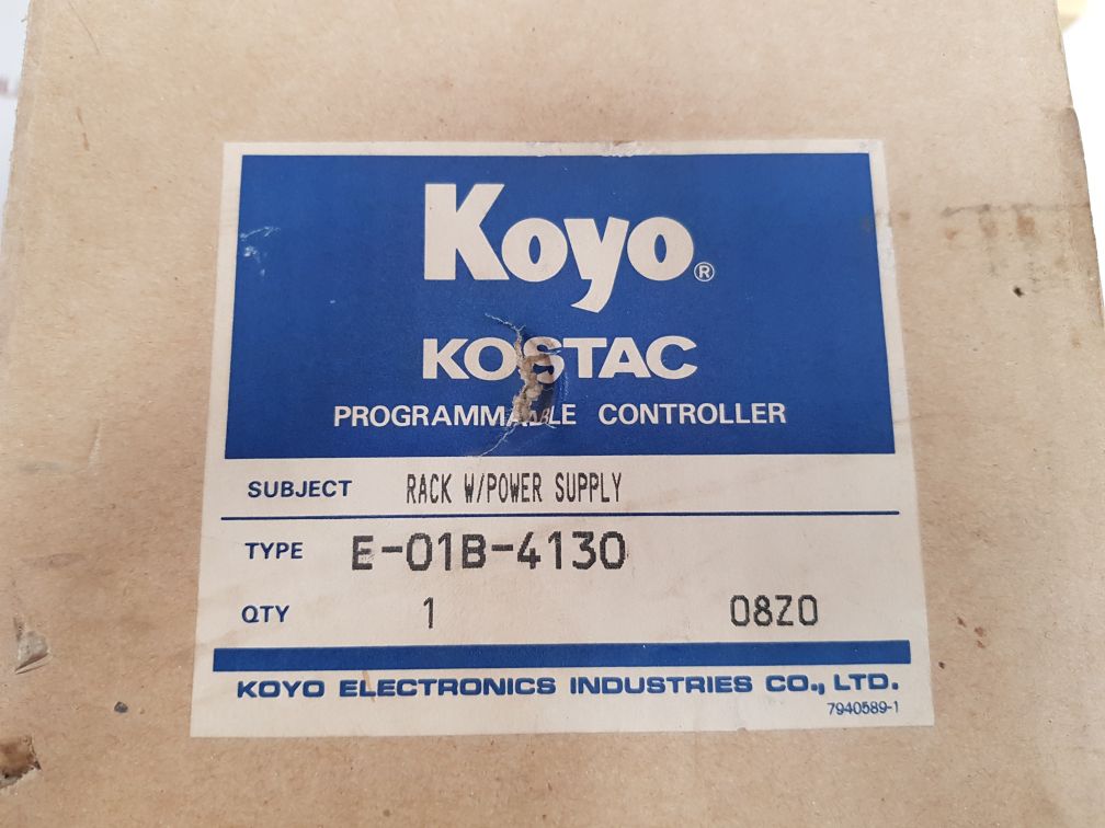 Koyo/mitsubishi e-01b-4130 programmable controller Used
