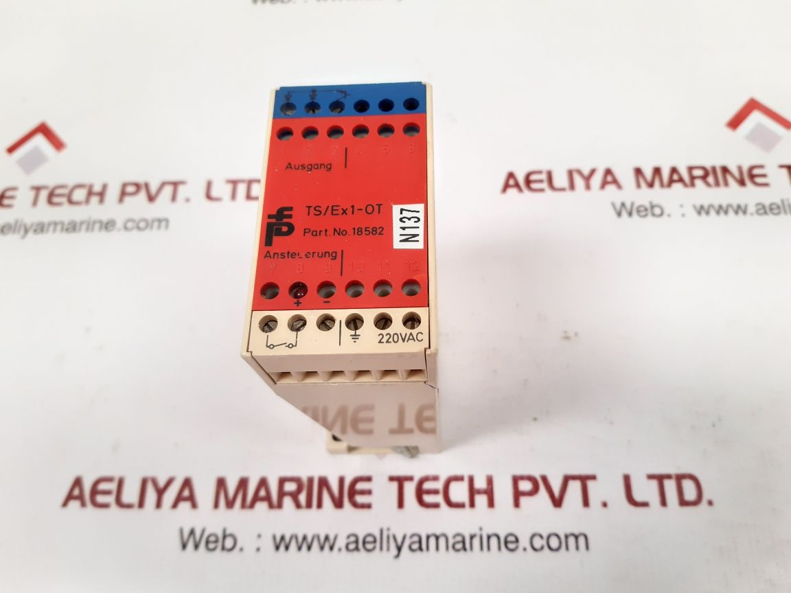 Pepperl+fuchs ts/ex1-ot relay control switch isolator 18582