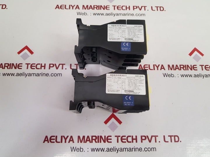 Hyundai hor 3k45 thermal overload relay
