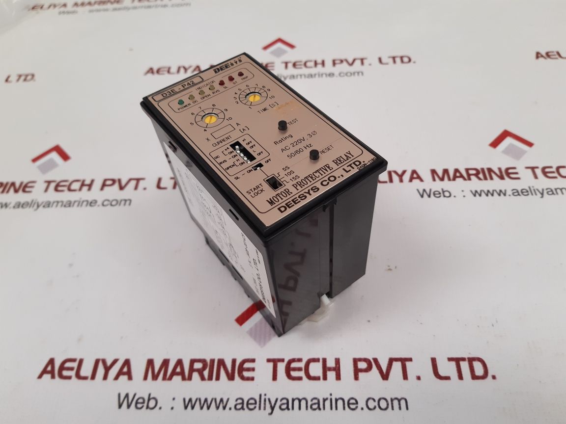 Deesys d3e-p42 motor protective relay New 